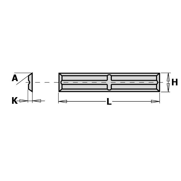 GRN Tools 790.300.01PP WPL wisselmes F1730 30x5,5x1,1 mm (2 stuks)