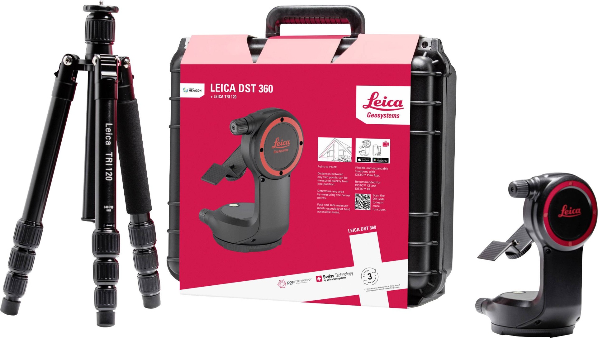 Leica 848783 DST 360 Adapter Incl. Statief en koffer