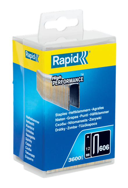 Rapid 40303093 Nr. 606 smalrugnieten 12 mm 3.600 stuks