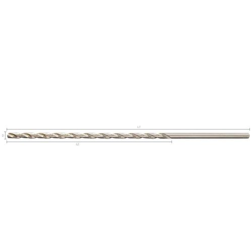 Labor 001-AS100430 Spiraalboor DIN1869 HSS-G 10.0x295/430mm