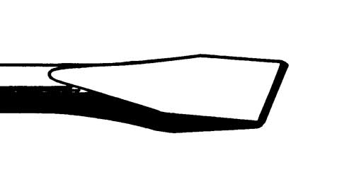 Rodcraft 8951011934 SS20 Platte Beitel 20x210mm opname 11mm