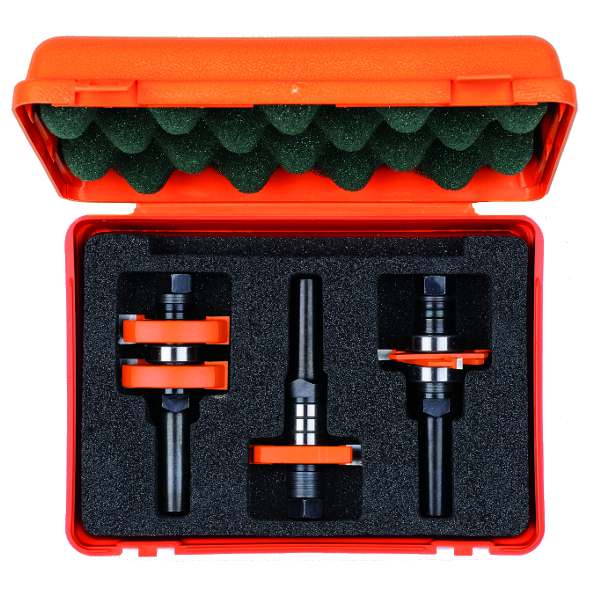 CMT 900.625.11 verstelbare tand-, en groeffrezenset met spindel 12 mm