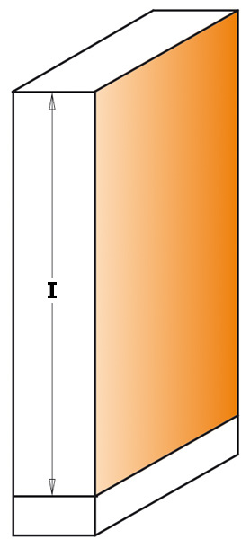 CMT 906.227.11 Uitloopfrees met kopse geleider 12,7 x 25,4 mm schacht 8 mm