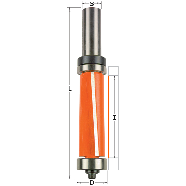 CMT 906.690.11B Uitloopfrees met kopse geleider 19 x 50,8 mm XL schacht 12 mm