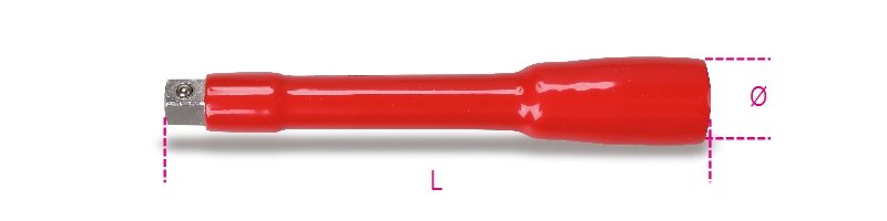 Beta 009100804 3/8" Verlengstuk 140 mm