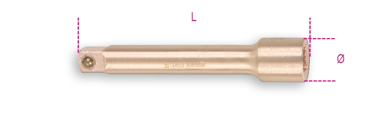 Beta 009260872 3/4'' Vonkvrij verlengstuk 200 mm