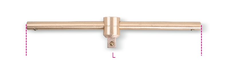 Beta 009260876 3/4'' Vonkvrij wringstaaf met verschuifbaar aandrijfvierkant 400 mm