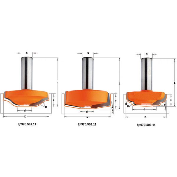 CMT 970.503.11 Horizontale bossingfrees zonder kopse lager 45x13,5x51,6 schacht 12 mm