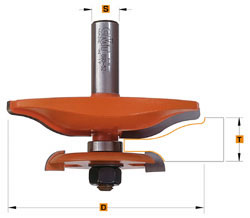 CMT 990.527.11 Horizontale bossingfrees met ondersnijmes 12mm
