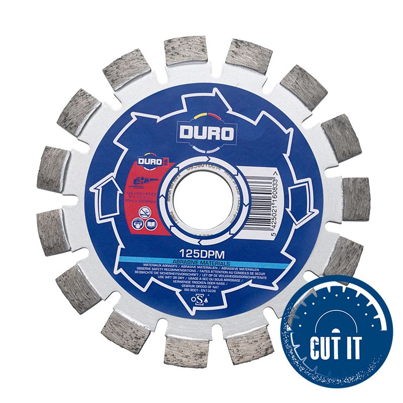 Duro 20801 Diamant Voegenfrees: DPM 125x6x22,2