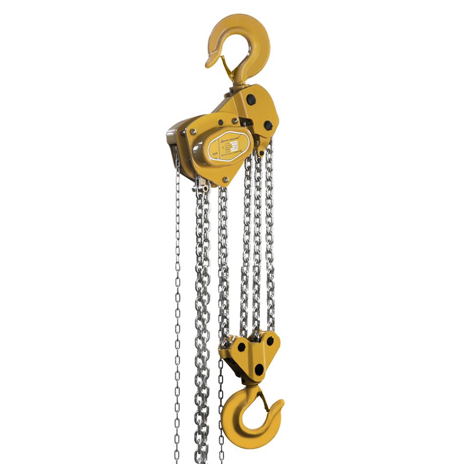 Delta DY.0.04410010 YELLOW - Handkettingtakel - 10 ton - met 10 meter hijshoogte
