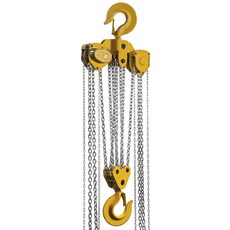 Delta DY.0.04420010 YELLOW - Handkettingtakel - 20 ton - met 10 meter hijshoogte