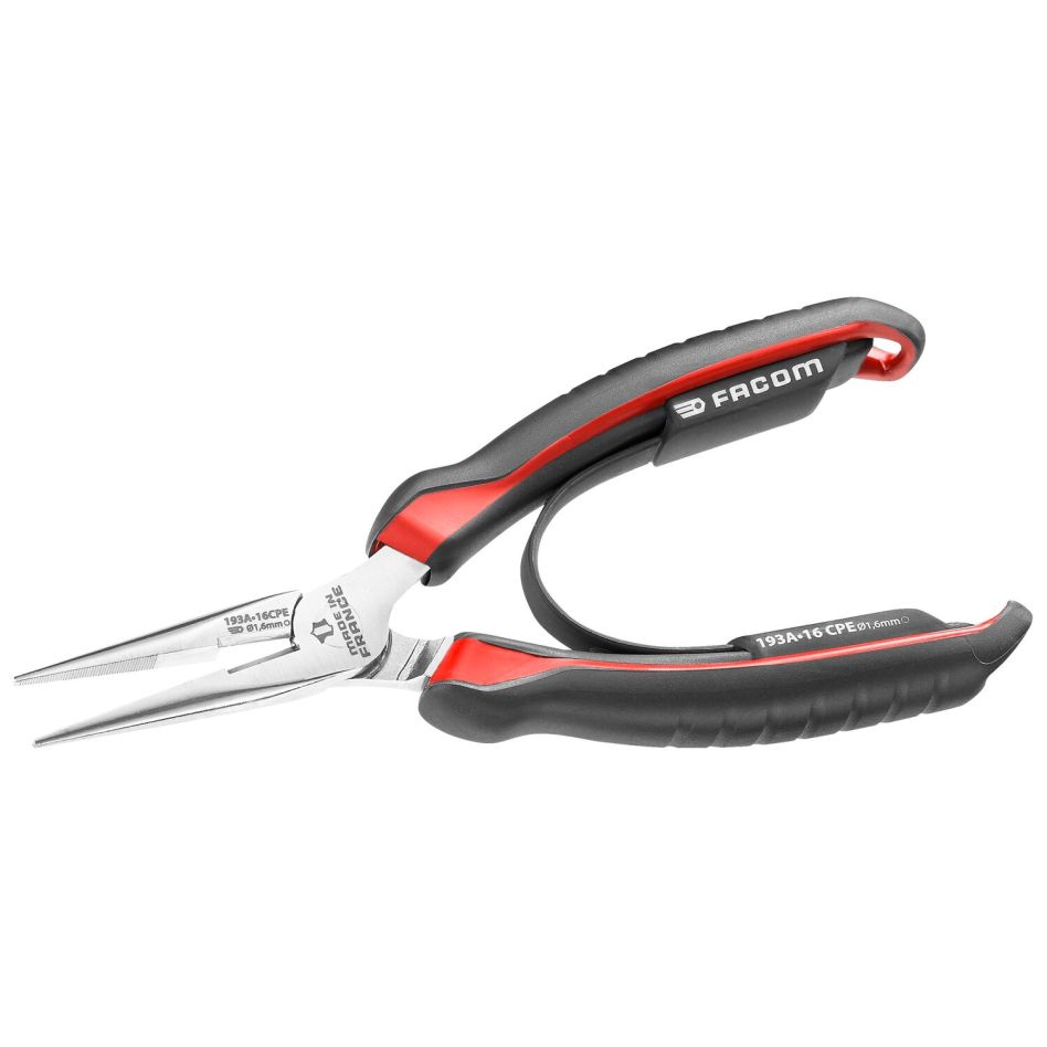 Facom 193A.16CPE Tang met gebogen bekken, bekleed 160 mm