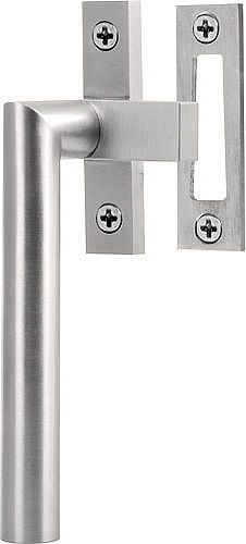 Formani 1503R005INXX2 BASICS LB-RB massief raamboompje tbv naar buitendraaiend raam inclusief contraplaatje, niet afsluitbaar links mat roestvast staal