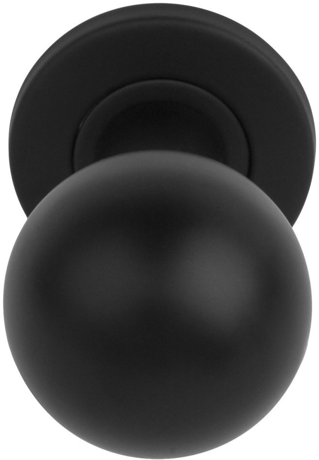 Formani 1502K030NMXX0 BASICS LB501V voordeurknop vast op rozet mat zwart