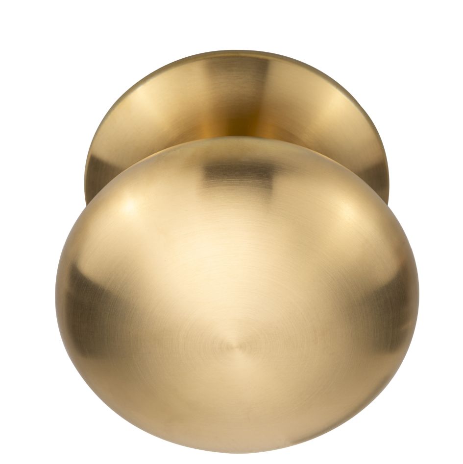 Formani 1502K038IMXX0 BASICS LB65V voordeurknop vast op rozet PVD mat goud