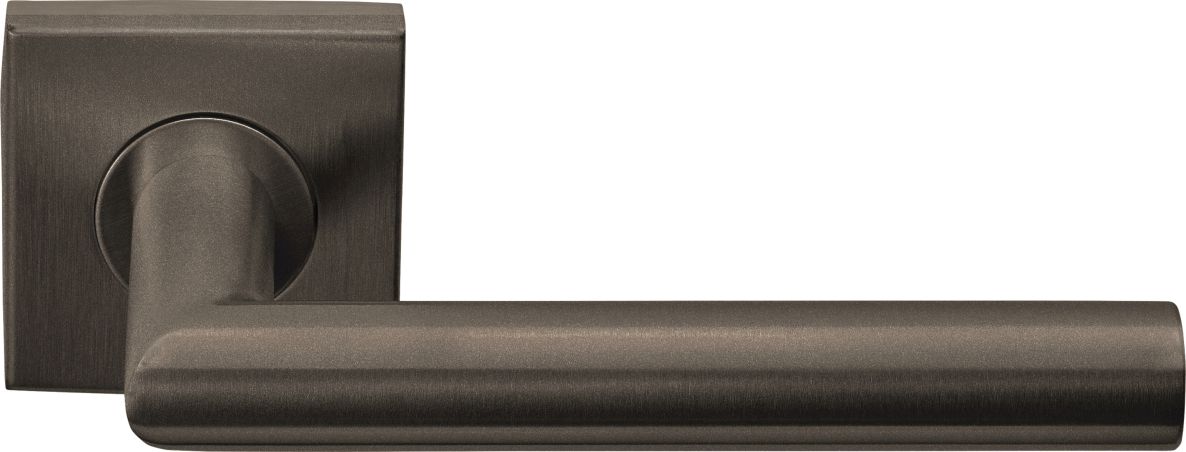 Formani 1501D242BRXX0BS BASICS LB2-19BSQR53G deurkruk geveerd op vierkant rozet brons