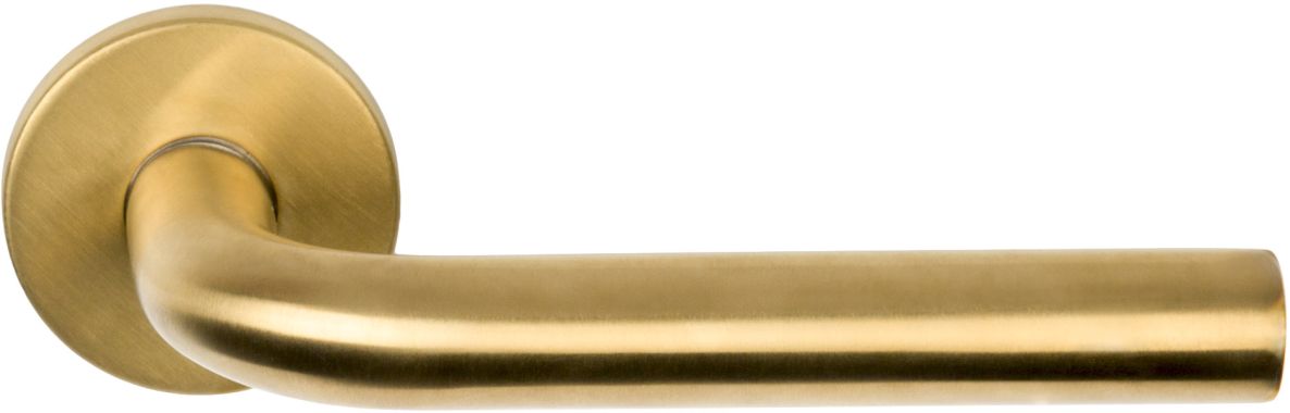 Formani 1501D144IMXX2 BASICS LB3-19 deurkruk EN1906 klasse 3 geveerd op rozet PVD mat goud links