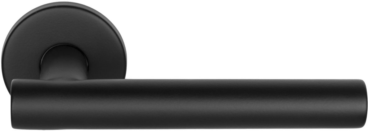 Formani 1501D150NMXX2 BASICS LB7-19 deurkruk EN1906 klasse 3 geveerd op rozet mat zwart links