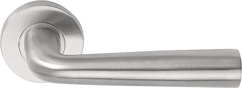 Formani 1501D353INXX2 BASICS LB10H holle deurkruk geveerd op rozet mat roestvast staal links