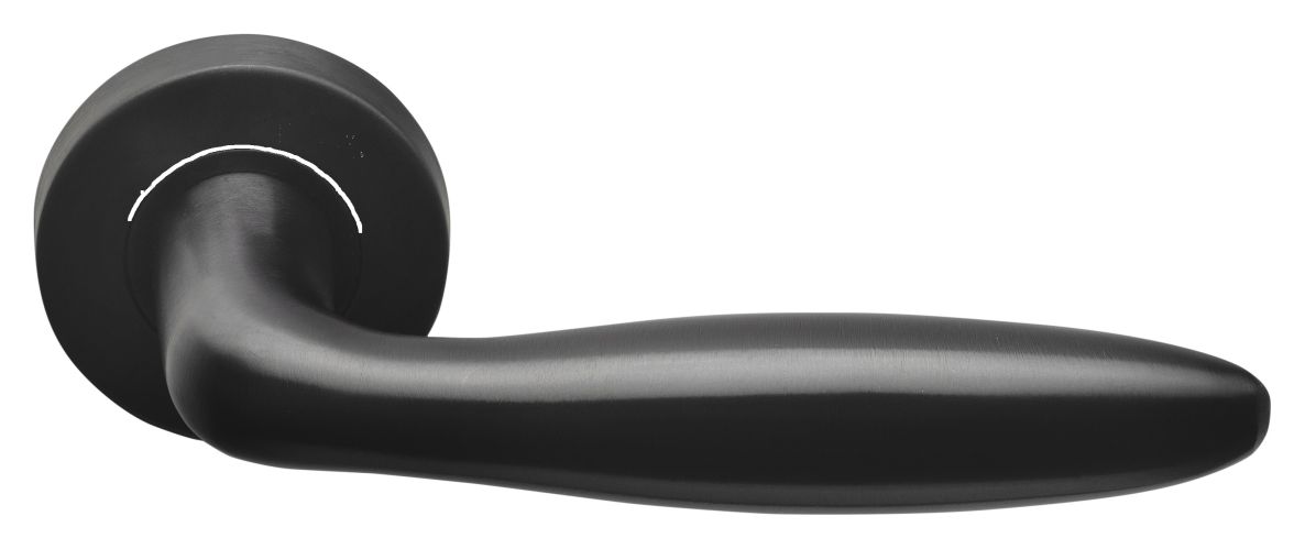 Formani 1501D361IGXX2 BASICS LB18H deurkruk geveerd op rozet PVD gunmetal links