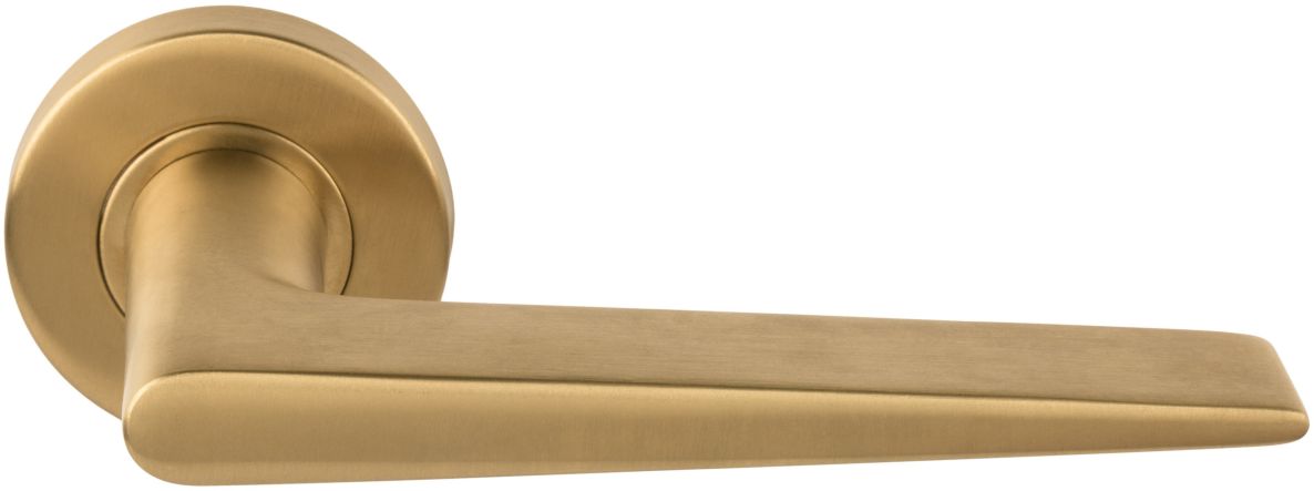 Formani 1501D304IMXX2 BASICS LB21H deurkruk geveerd op rozet PVD mat goud links