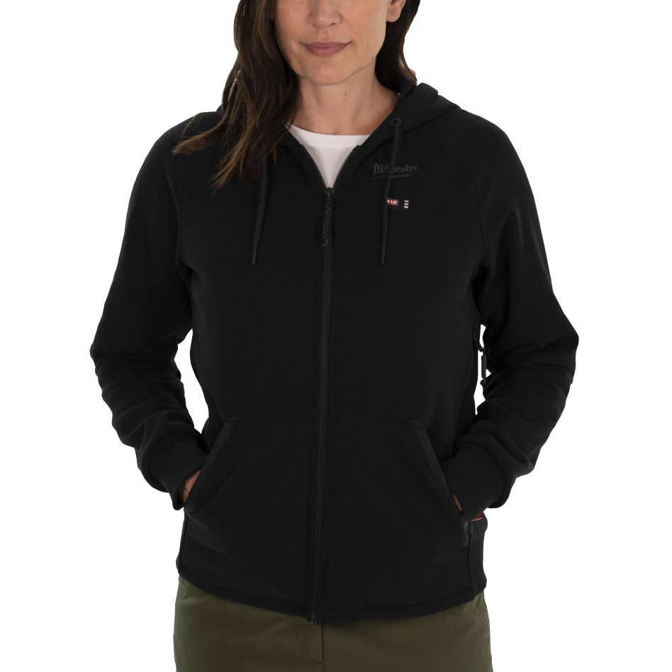 Milwaukee Accessoires 4932480093 M12 HHLBL1-0 (XL) M12 Heated hoodie ladies black