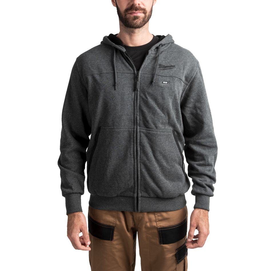Milwaukee Accessoires 4933464355 M12 HHGREY3-0(XL) M12™ grijze heated hoodie