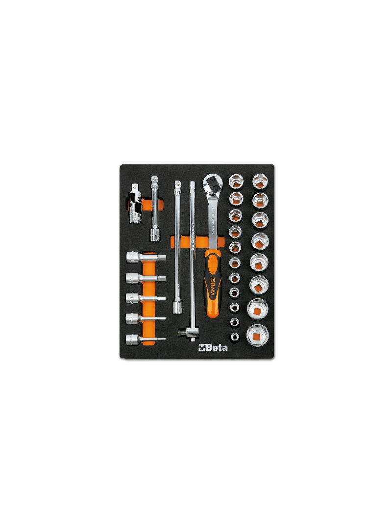 Beta 024500082 M82-Zachte Inlegbak Met 29 Gereedschap