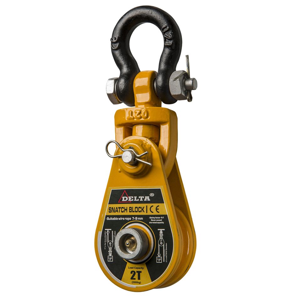 Delta SG.0.KBSH.002000 Klapblok met harpsluiting 2 ton