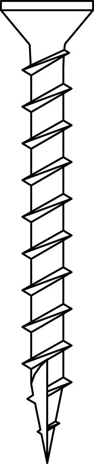 Senco Accessoires 42K45MY Senco Standaard schroef voor hout op hout 4,2x45mm