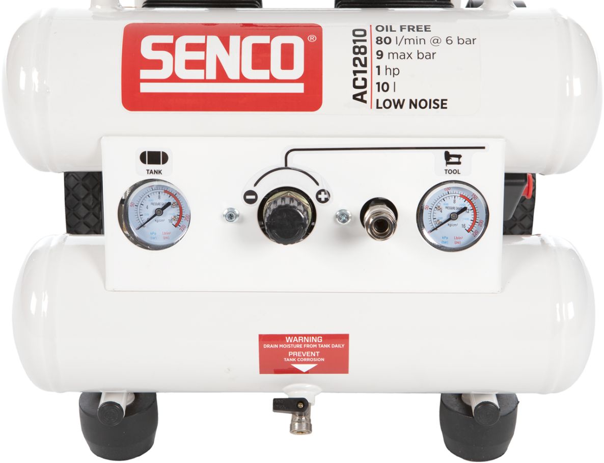 Senco AFN0026 AC12810 Olievrije Stille compressor