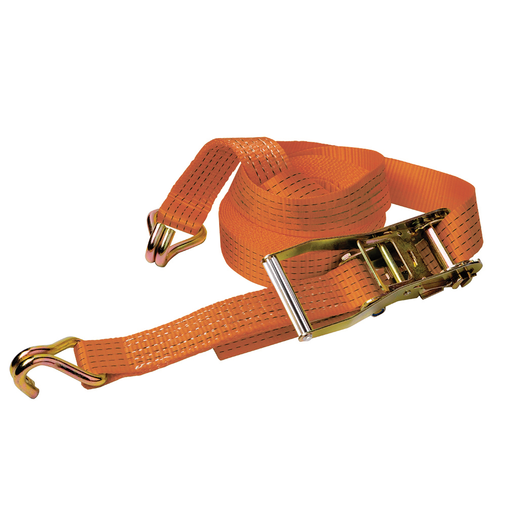 Delta CO.SB.025.05.2.OR Sjorband met ratel – 25 mm x 5 meter – 500 daN – Oranje
