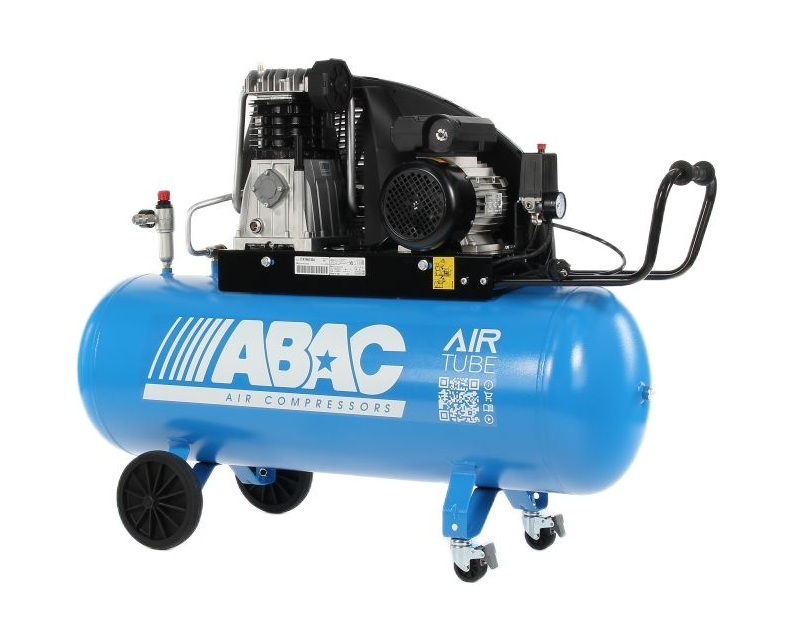 ABAC 4116028547 EXP A39B 150 CM3 Mobiele Zuigercompressor 10 bar 3 pk/2,2 kW 393 l/min 150 l