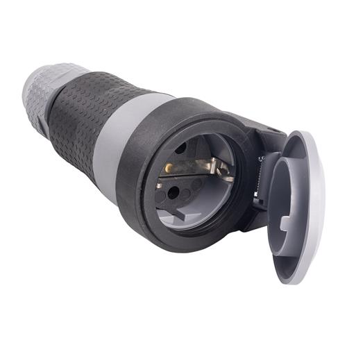 ABL 46.249 Koppelcontactstop kunstof/rubber - 10/16A - IP54 - RA met deksel