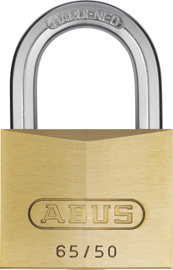 ABUS H65/50 C Messing Hangslot
