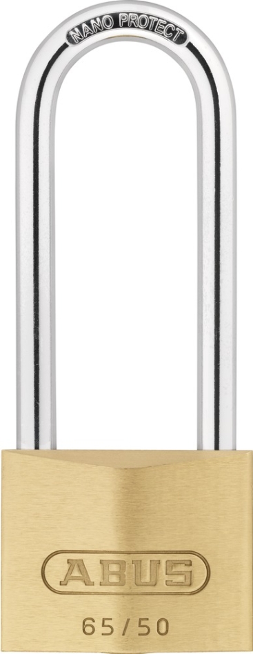 ABUS H65/50HB80 C Messing Hangslot