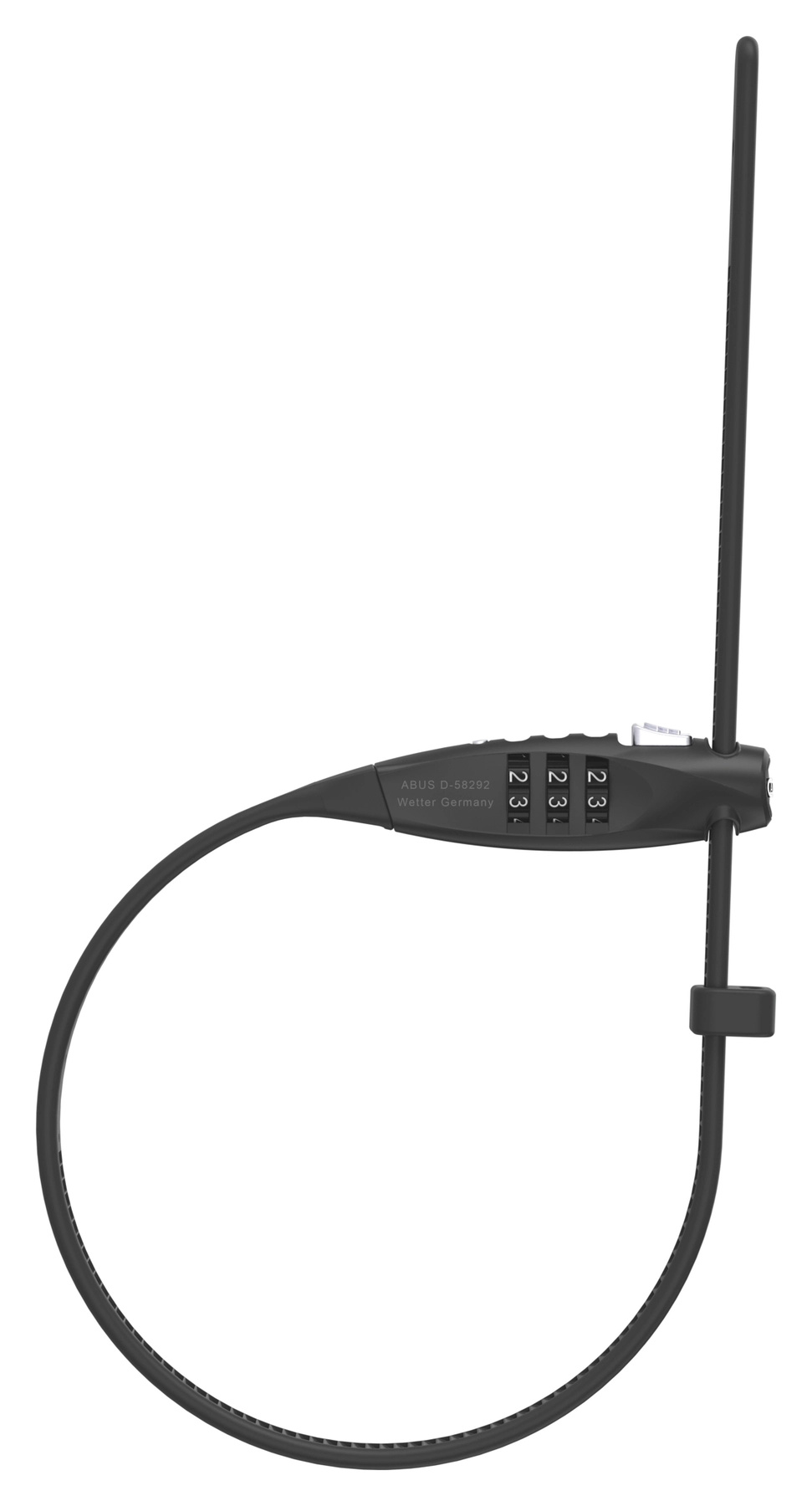 ABUS 10056481 Travelguard kabelbinder cijferslot zwart 45 cm