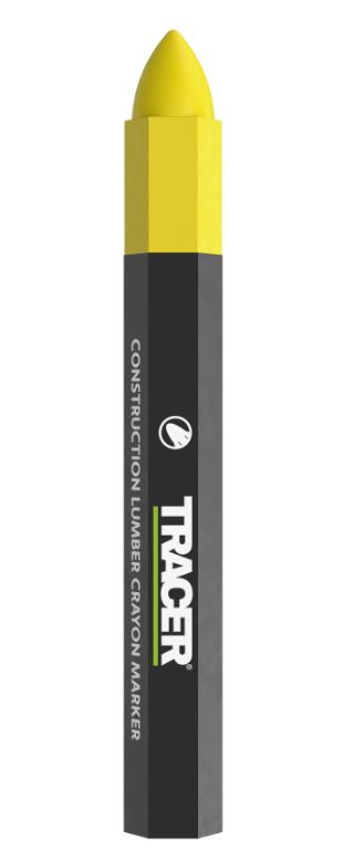 Tracer ACM3 Constructie Krijtmarkers Geel - 12 stuks