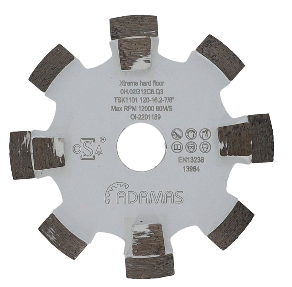 Adamas 0H.02G12C6.Q3 Diamantfrees TSK1101 Ø120-16-22,23mm xtr hard vlr
