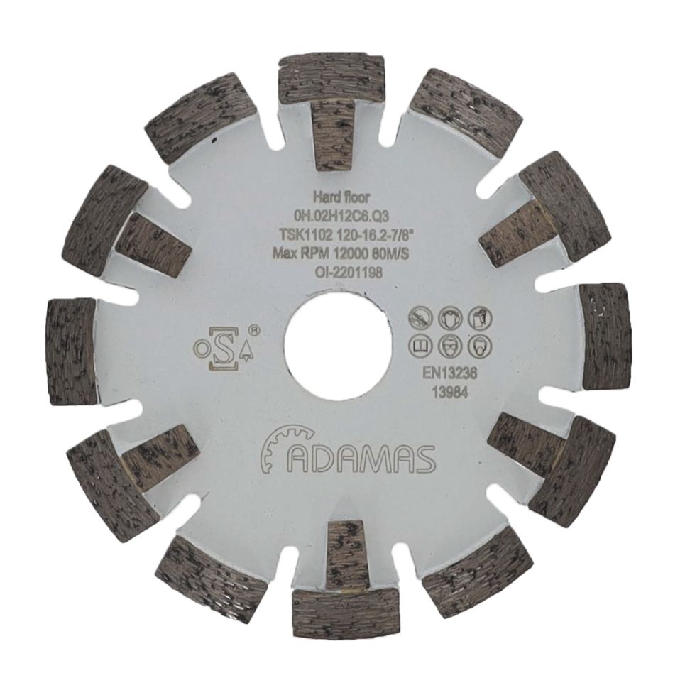Adamas 0H.02H12C6.Q3 Diamantfrees TSK1102 Ø120-16-22,23mm hard vlr