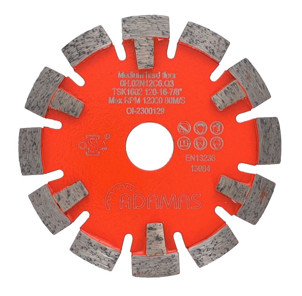 Adamas 0H.02N12C6.Q3 Diamantfrees TSK1602 Ø120-16-22,23mm med vlr