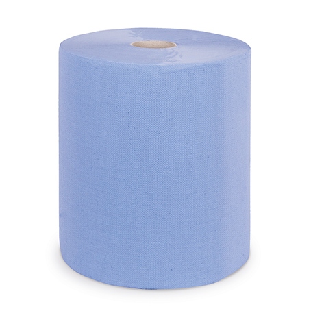 Agealube 25.3422 Papier Rol BLAUW 2-laags (37 cm x 380 m), 2 stuks