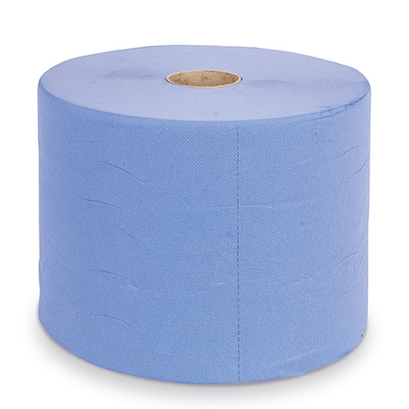 Agealube 25.3456 Papier Rol BLAUW 3-laags (24 cm x 380 m), 2 stuks