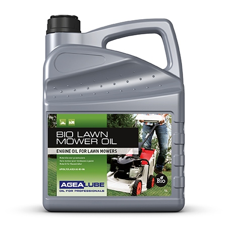 Agealube 4Y80.005 Bio Lawn Mower Oil Motorolie voor grasmaaiers 5L