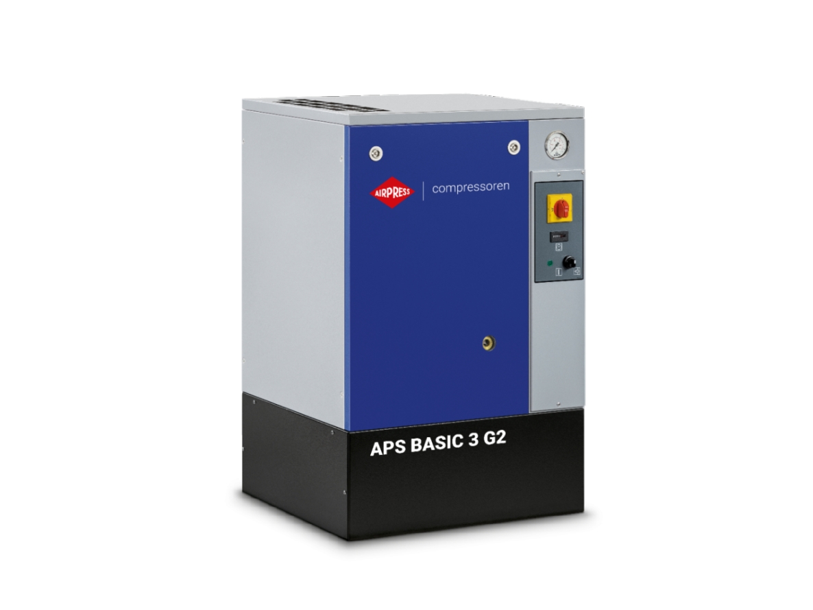 Airpress 362803 Schroefcompressor APS 3 Basic G2 10 bar 3 pk/2.2 kW 294 l/min