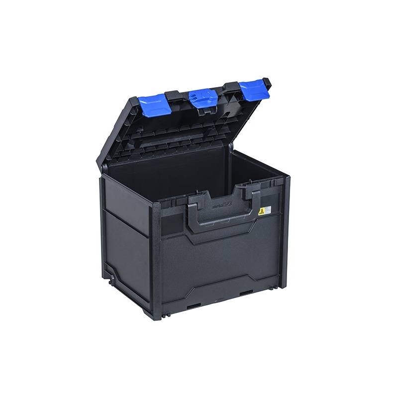 Allit ALT-454440 EuroPlus MetaBox opbergkoffer 340 zwart/blauw