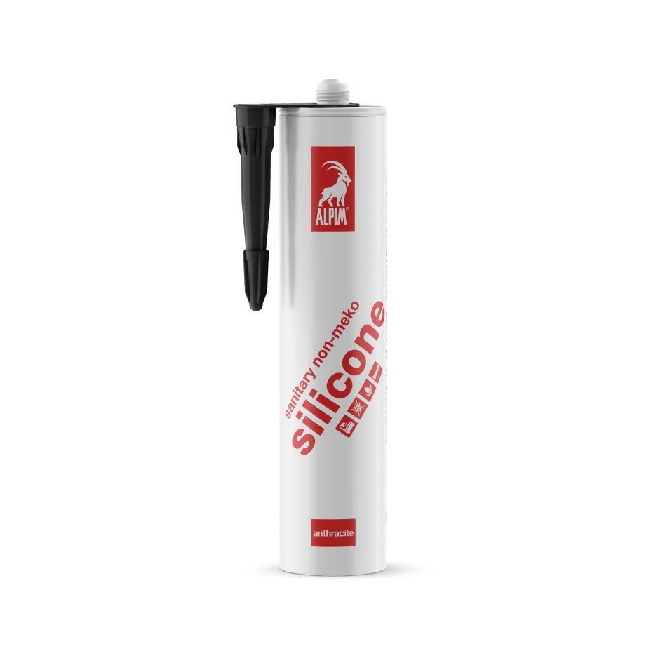 Alpim ALP002010 Silicone Sanitary MEKO-free antraciet 310ml