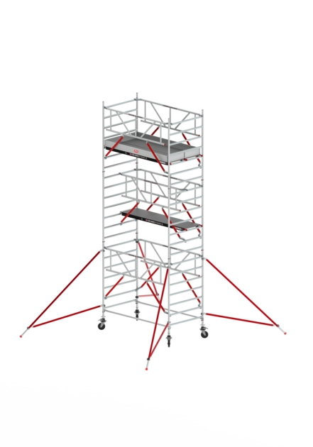 Altrex T525014 RS Tower 52 Safe-Quick Rolsteiger breed - 7.20 werkhoogte x 2.45 m fiberdeck