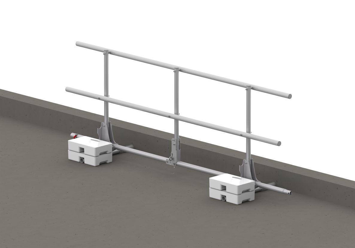 Altrex C500640 EP6 Dakrandbeveiliging 1x3m incl. betonblokken